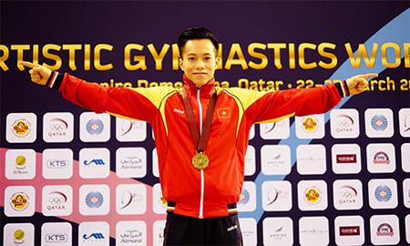 Lê Thanh Tùng một lần nữa mang vinh quang về cho Thể dục dụng cụ Việt Nam trên đấu trường quốc tế.